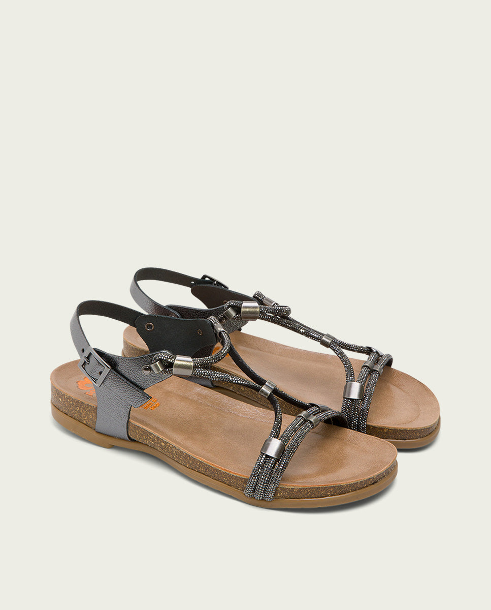 Sandalias Pala Mujer Verano SANDALIA BIO CON PALA DE BRILLANTES