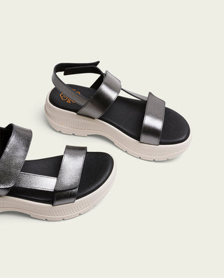 SANDALIA DEPORTIVA DE PLATAFORMA PLOMO NATALIA