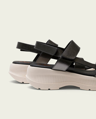 SANDALIA DEPORTIVA DE PLATAFORMA PLOMO NATALIA