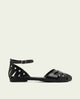 Sandalia plana piel Alice negro