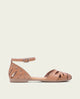 Sandalia plana piel Alice taupe