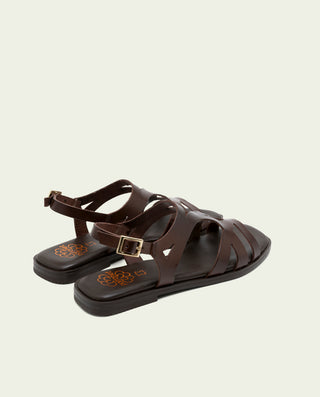 Sandalia de piel Billy moka