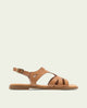 Sandalia de piel Billy taupe