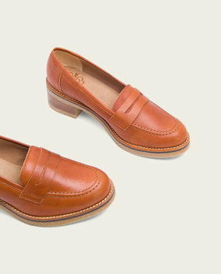 MOCASINES PLANOS CUERO PANDORA