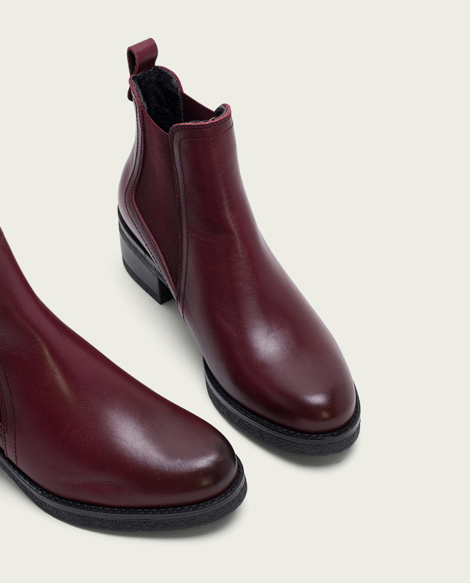 Botines burdeos hotsell