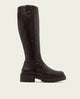 BOTINES DE PIEL CON CREMALLERA KIM MOKA