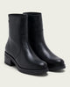 BOTINES DE PIEL CON CREMALLERA LOLA NEGRO