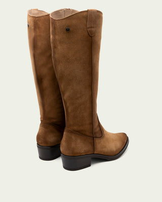 BOTAS DE PIEL CON CREMALLERA MANUELA CUERO
