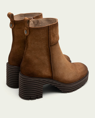 BOTAS DE SERRAJE CON CREMALLERA SALMA CUERO