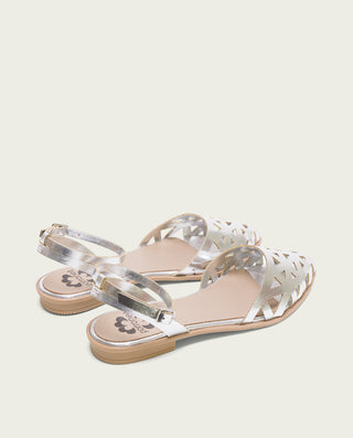 BAILARINAS PLANAS PLATA RENATA