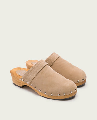 ZUECO MUJER SERRAJE ARENA JANA