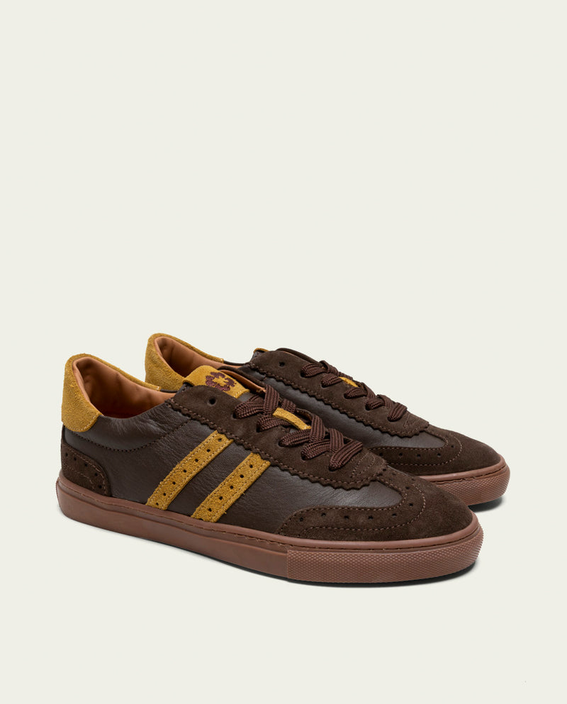 SNEAKERS DEPORTIVAS SERRAJE MOKA MOSTAZA MADRID