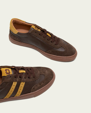 SNEAKERS DEPORTIVAS SERRAJE MOKA MOSTAZA MADRID