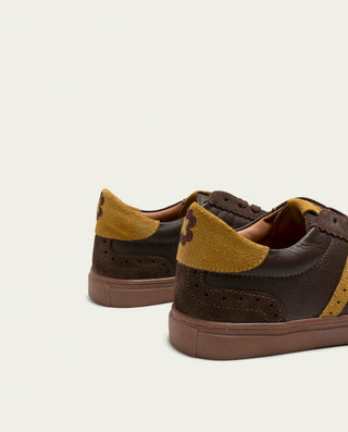 SNEAKERS DEPORTIVAS SERRAJE MOKA MOSTAZA MADRID