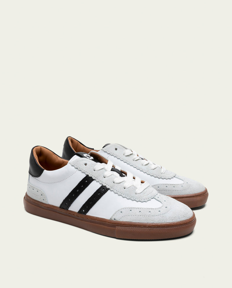 SNEAKERS DEPORTIVAS BLANCO Y NEGRO OSLO