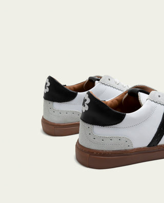 SNEAKERS DEPORTIVAS BLANCO Y NEGRO OSLO