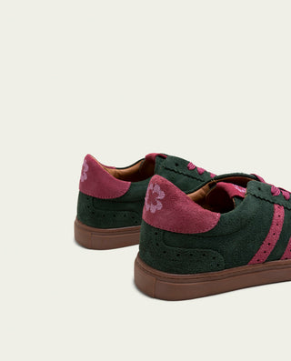 SNEAKERS DEPORTIVAS SERRAJE VERDE Y ROSA BERLIN
