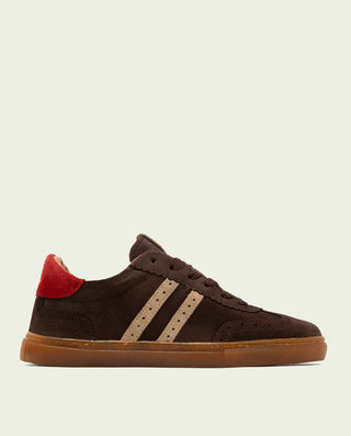 SNEAKERS DEPORTIVAS SERRAJE MOKA BEIGE ROJO GRETA