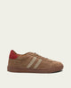 SNEAKERS DEPORTIVAS SERRAJE TAUPE BEIGE ROJO GRETA