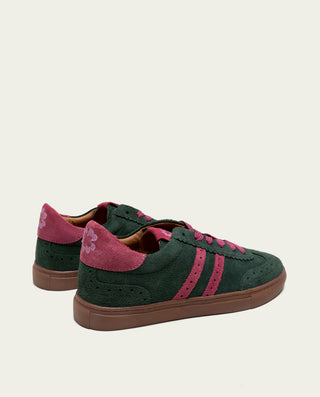 SNEAKERS DEPORTIVAS SERRAJE VERDE Y ROSA GRETA