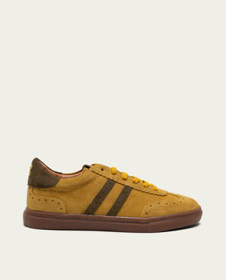 SNEAKERS DEPORTIVAS SERRAJE VERDE Y MOSTAZA GRETA