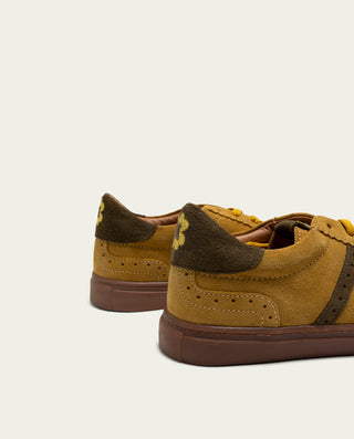 SNEAKERS DEPORTIVAS SERRAJE VERDE Y MOSTAZA GRETA