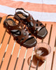 Sandalia de piel Billy moka