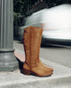 BOTAS DE PIEL CON CREMALLERA MANUELA CUERO