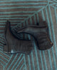 BOTINES DE PIEL CON CREMALLERA MARTA NEGRO