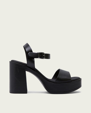 SANDALIA TACON ALTO NEGRO AVA