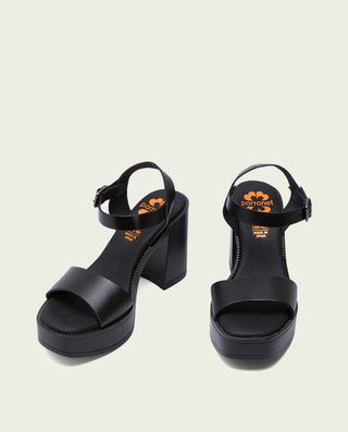 SANDALIA TACON ALTO NEGRO AVA