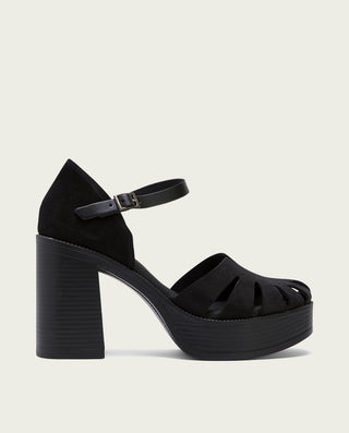 SANDALIA TACON ALTO NEGRO ADARA