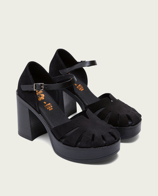 SANDALIA TACON ALTO NEGRO ADARA