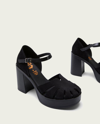 SANDALIA TACON ALTO NEGRO ADARA