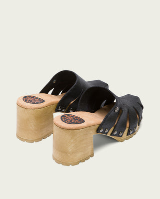 SANDALIA TACON MEDIO NEGRO SAMIRA