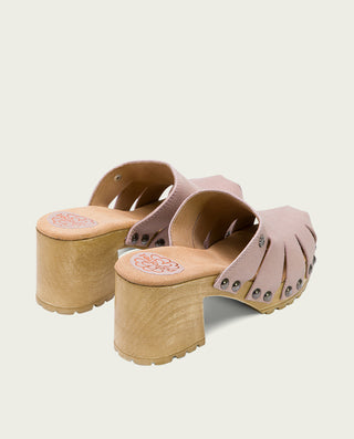 SANDALIA TACON MEDIO ROSA SAMIRA