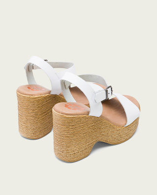SANDALIA TACON ALTO BLANCO MICHELE