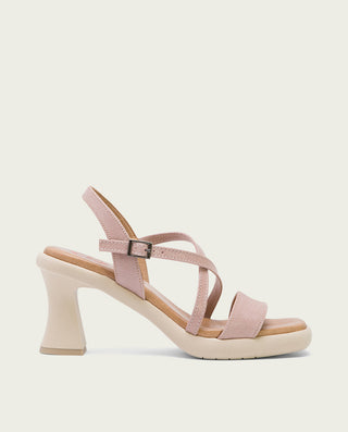SANDALIA TACON ALTO ROSA KAREN