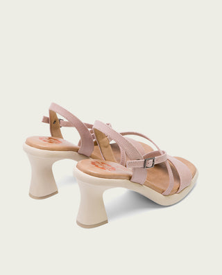 SANDALIA TACON ALTO ROSA KAREN