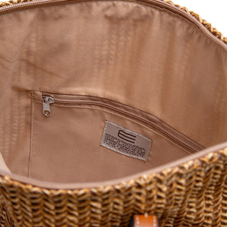 BOLSO DE RAFIA TRENZADA TERRANOVA