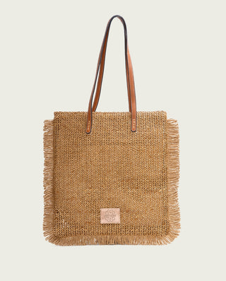 BOLSO DE RAFIA TRENZADA TERRANOVA
